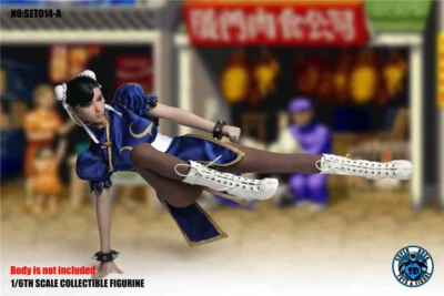$99.99 • Buy SUPERDUCK SET014A 1/6 Street Fighter CHUN LI Clothing&Head Fit 12  Female Body