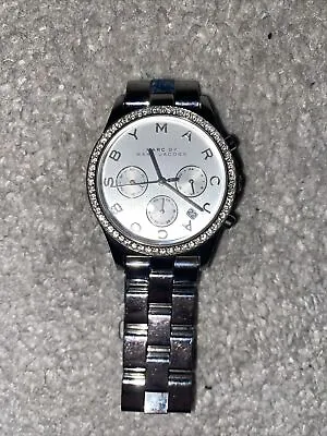 Marc Jacobs Chronograph Silver Dial Watch Crystals • £28.99