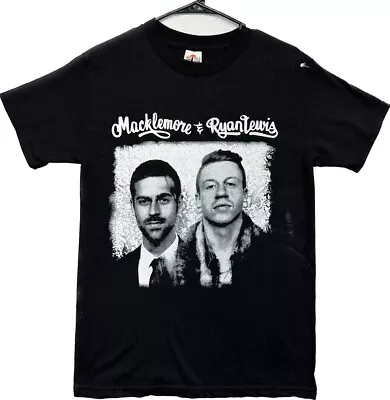 Macklemore & Ryan Lewis Tour Shirt Mens Small Black Music Band Tee • $19