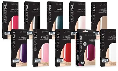 Sensationail Nail Color Gel Polish Gel Color - CHOOSE FROM LOTS OF COLORS • $10.20