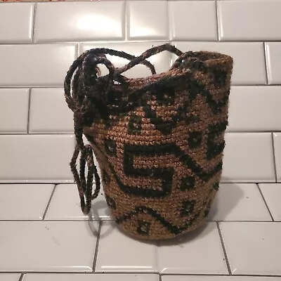 Hand Woven Indian Purse Crochet Satchel  • $20