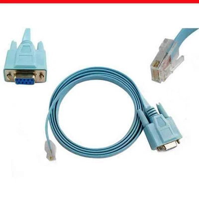 £4 • Buy 5ft RJ45 To DB9 COM Port Female Flat Adapter Cable For Cisco Console Router