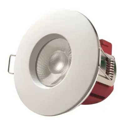 £1.39 • Buy Fire Rated LED Dimmable Downlight Recessed Ceiling Spotlights IP65 White Chrome