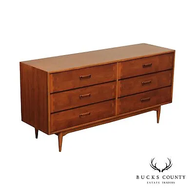 Lane Mid Century Modern Walnut Acclaim Long Dresser • $2495