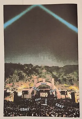 Kiss Hollywood Bowl Poster 2023 The End Of The Road Tour Los Angeles * Numbered • $29.99