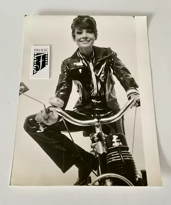 AUDREY HEPBURN 1967 Mary Quant Black Vinyl Kit Photo Marie-Claire Credits (1/1) • $544.64