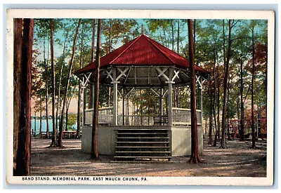 C1920's Band Stand Memorial Park East Mauch Chunk Pennsylvania PA Postcard • $14.98