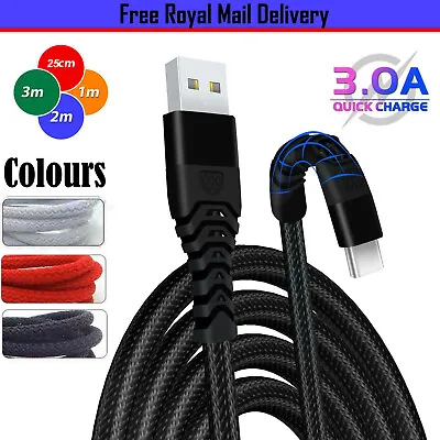 For Samsung Galaxy S23 S22 S21+ Ultra 5G Type-C Charging Cable Fast Charger Lead • £2.49