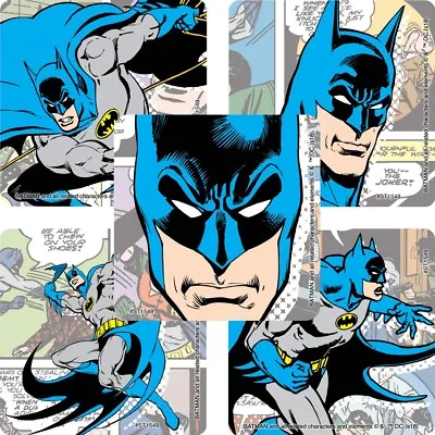 Batman Stickers X 5 -  Batman Comic Justice League - DC Comics Birthday Party • $2.75