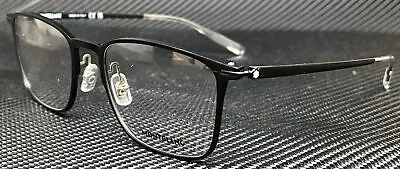 MONT BLANC MB0193O 001 Black Rectangle Men's 55 Mm Eyeglasses • $174.15