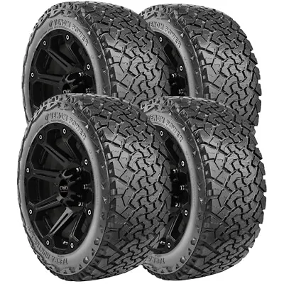 $982.96 • Buy (QTY 4) 33x12.50R20LT Venom Power Terra Hunter X/T 114R Load Range E Tires