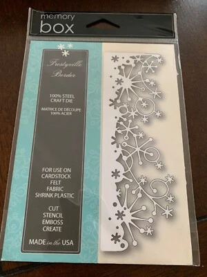 $10.87 • Buy Memory Box Metal Die  Frostyville Border  98146 New