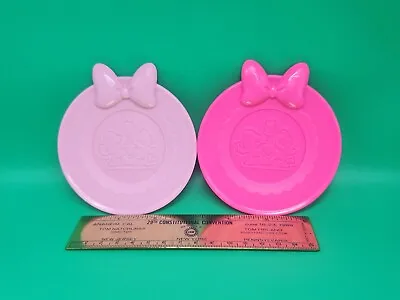 Disney Minnie Mouse Daisy Duck Pink Dish Plate Set Toy Pretend Play Kitchen Lot • $7.99