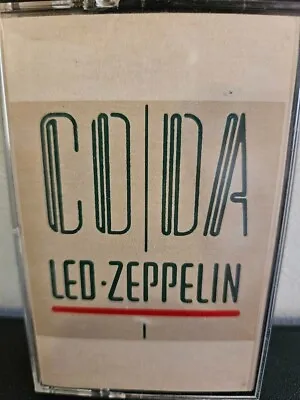 LED ZEPPELIN Coda 1982 CASSETTE TAPE ROBERT PLANT HARD ROCK BLUES ROCK • $29.99