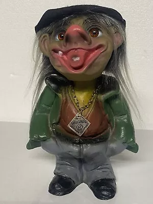 Vintage Heico Bobble Head Troll Doll  Made In West Germany 10” • $34.95