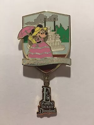 Disney Pin DLR Annual Passholder E-Ticket Mark Twain Riverboat Minnie LE Pin • $38.95