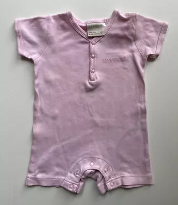 Marquise Baby Girl Size 0-3 Months Pink One-piece Romper Summer VGUC • $11.95