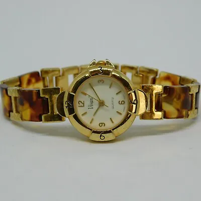 VIVANI AW970 Two Tone Quartz Analog Women's Watch Sz. 7  New Battery • $18.99