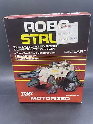 Vintage 1985 Tomy ROBO STRUX Zoids Motorized Robot BATLAR No. 5250 Rare HTF 👀 • $599.99