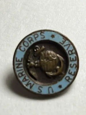  Vintage US Marine Corps Reserve Lapel Pin / Button • $4