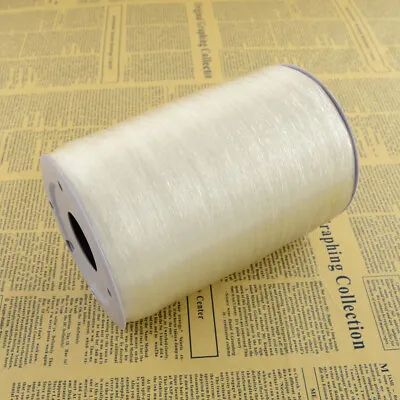 £2.30 • Buy 1mm Elastic Stretchy Beading Thread Cord FOR BRACELETS  Jewellery Clear X 10m