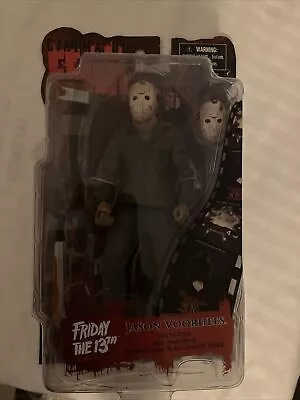 2008 Mezco Toys Cinema Fear Friday 13th Part 3 Jason Voorhees 7” Figure NEW  • $50