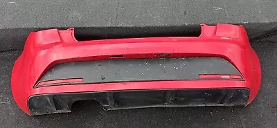 2016 SEAT IBIZA FR 6J 3 DOOR 6J3807421A COMPLETE REAR BUMPER. Repairable Broken • £89.99