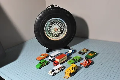 Vintage Mattel Hot Wheels Super Rally Case Tire By Mattel - With Cars Lot • $40