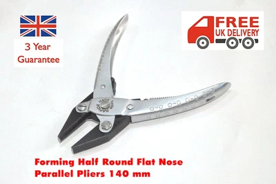 £13.85 • Buy Half Round & Flat Nose Jaws Parallel Action  Pliers Beading Jewellery Watch Wire