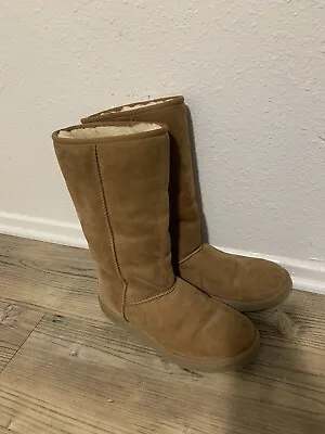 UGG Boots Womens 9 Classic Tall 5815 Chestnut Brown Winter Outdoor Snow • $15