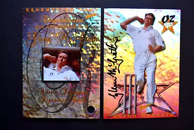 1998 Select Cricket *aussie Superstar Signature Glenn Mcgrath * #088/100 Nm • $202.50