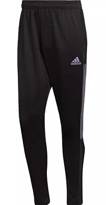 $30 • Buy Men's Adidas Tiro Pants ST Futbol/ Soccer- Track Pant LARGE- Black/lilac