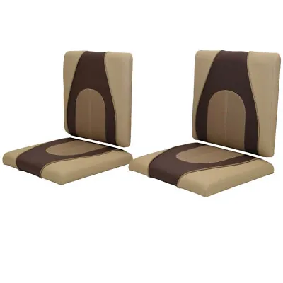 Crestliner Boat Jump Seat Cushions 2156597 | Tan Brown Vinyl (Set Of 4) • $304.68