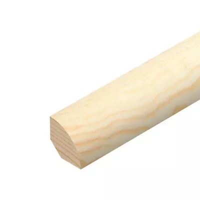 Pine / Redwood Quadrant Beading 12mm X 12mm 400mm Long Bundle Of 5no TM671 • £3.95