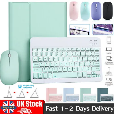 Bluetooth Keyboard Case With Mouse For IPad 10th/9/8/7/6/5 Gen Air 5/4/3 Pro 11 • £9.89