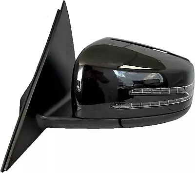 #76 Black Driver Left Side Mirror For Mercedes C250 C300 C350 2010 2011 2012-14 • $105