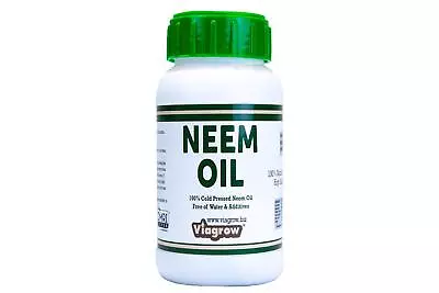 Viagrow 100% Cold Pressed Neem Seed Oil For Plants (8oz/Makes 12 Gallons) OMRI • $15.60