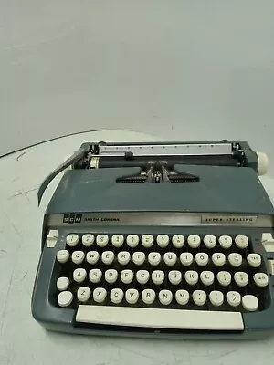 Smith Corona Super Sterling (60's) Vintage  Manual Typewriter NOT WORKING  • $59.99