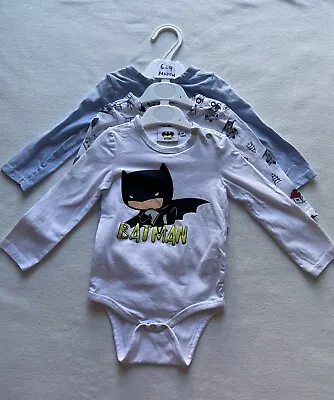 £4 • Buy Baby Cotton Babygrow One-Piece Size 9-12 Months Pack Of 3