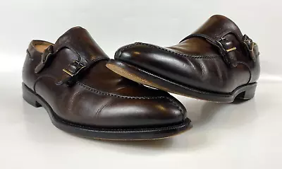 Men's Magnanni Double Monk Strap Dress Shoes Made In Spain Sz 10.5 • $50