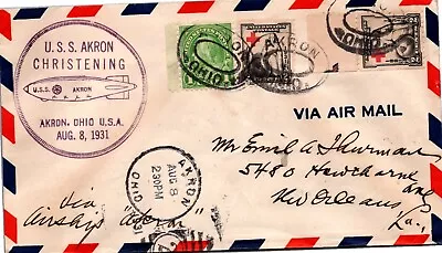 Goldpath: Us Air Mail U.s.s. Akron Cv494_p21 • $2.03