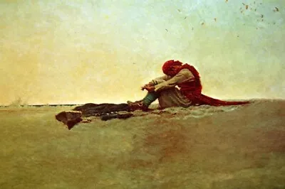 Marooned Pirate : Howard Pyle : 1910 : Archival Quality Art Print • $59