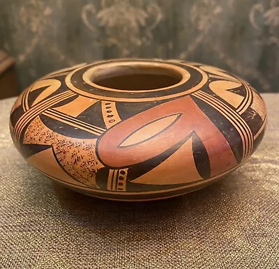 $629 • Buy Vintage Signed Fannie Nampeyo Hopi Polychrome Pottery Jar Bowl  Native American