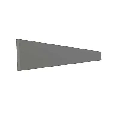 Grey Timber Wood Continuous Plinth Kickboard 2400x150x16mm Kitchen Hygena - New • £17.50