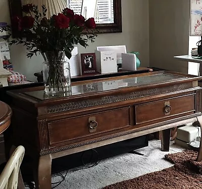 £170 • Buy Limed Wood, Dansk Console Unit. Oriental Designed Legs