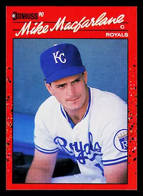 Mike Macfarlane Kansas City Royals 1990 Donruss Baseball Card #498 • $1.99