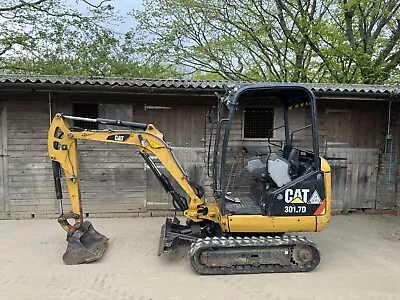 Cat 301.7D Mini Digger 1.7ton Expanding Tracks 2012 Excavator • £7750