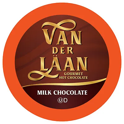 VanDerLaan Hot Cocoa Pods K CupsMilk Chocolate Gourmet Dutch Chocolate40 Count • $25.90
