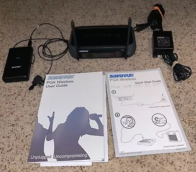 Shure PGX4 PGX1  Wireless Microphone System W/ Transmitter Body Pack- MINT! • $169