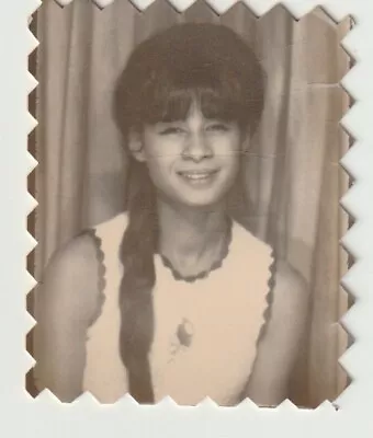 Vintage Photo Booth - Girl Very Long Hair Braid • $24.95